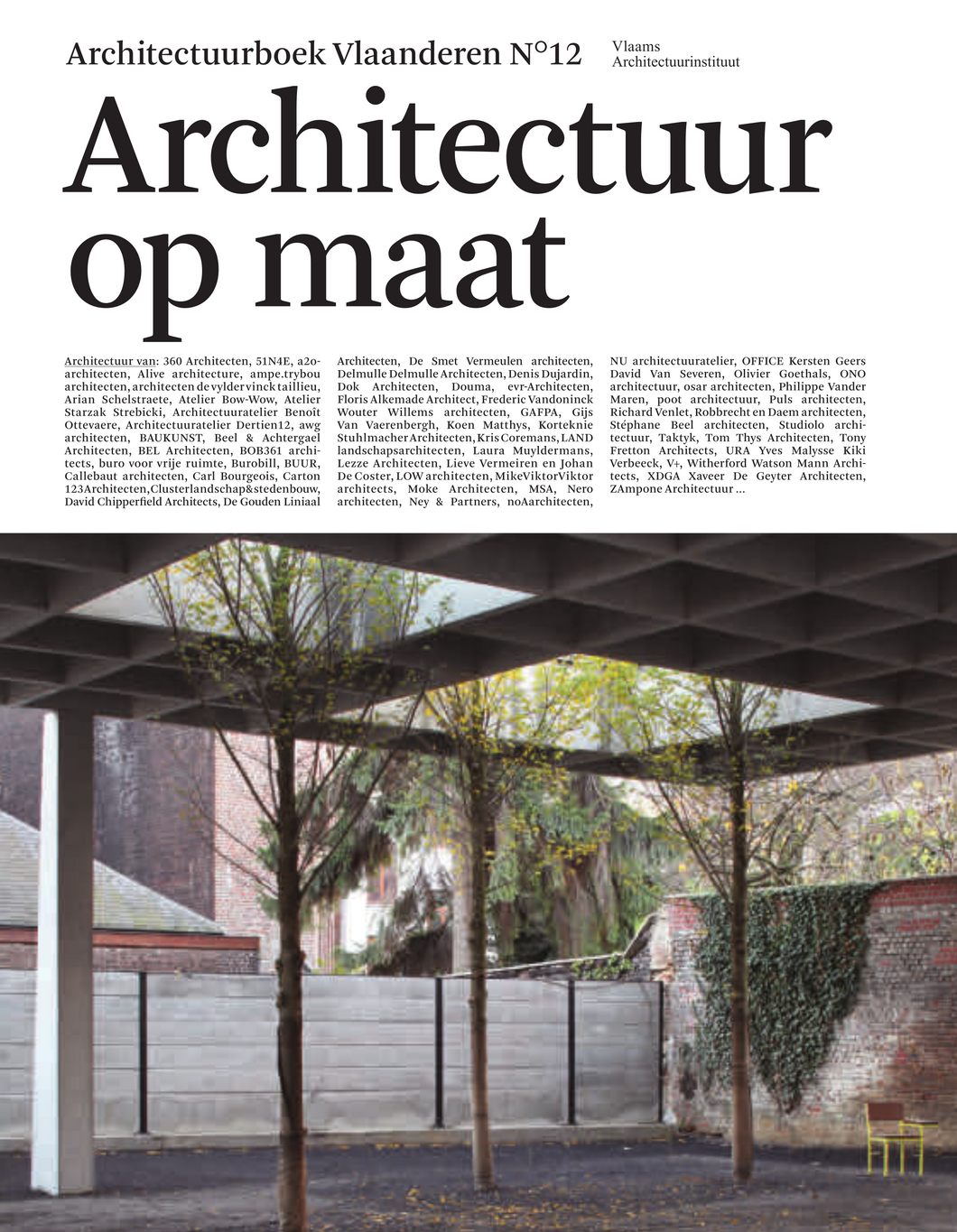 Architectuurboek Vlaanderen N°12. Architectuur op maat