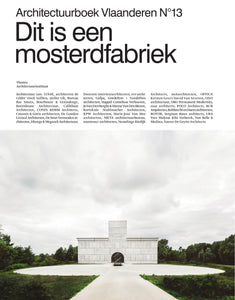 Architectuurboek Vlaanderen N°13. Dit is een mosterdfabriek